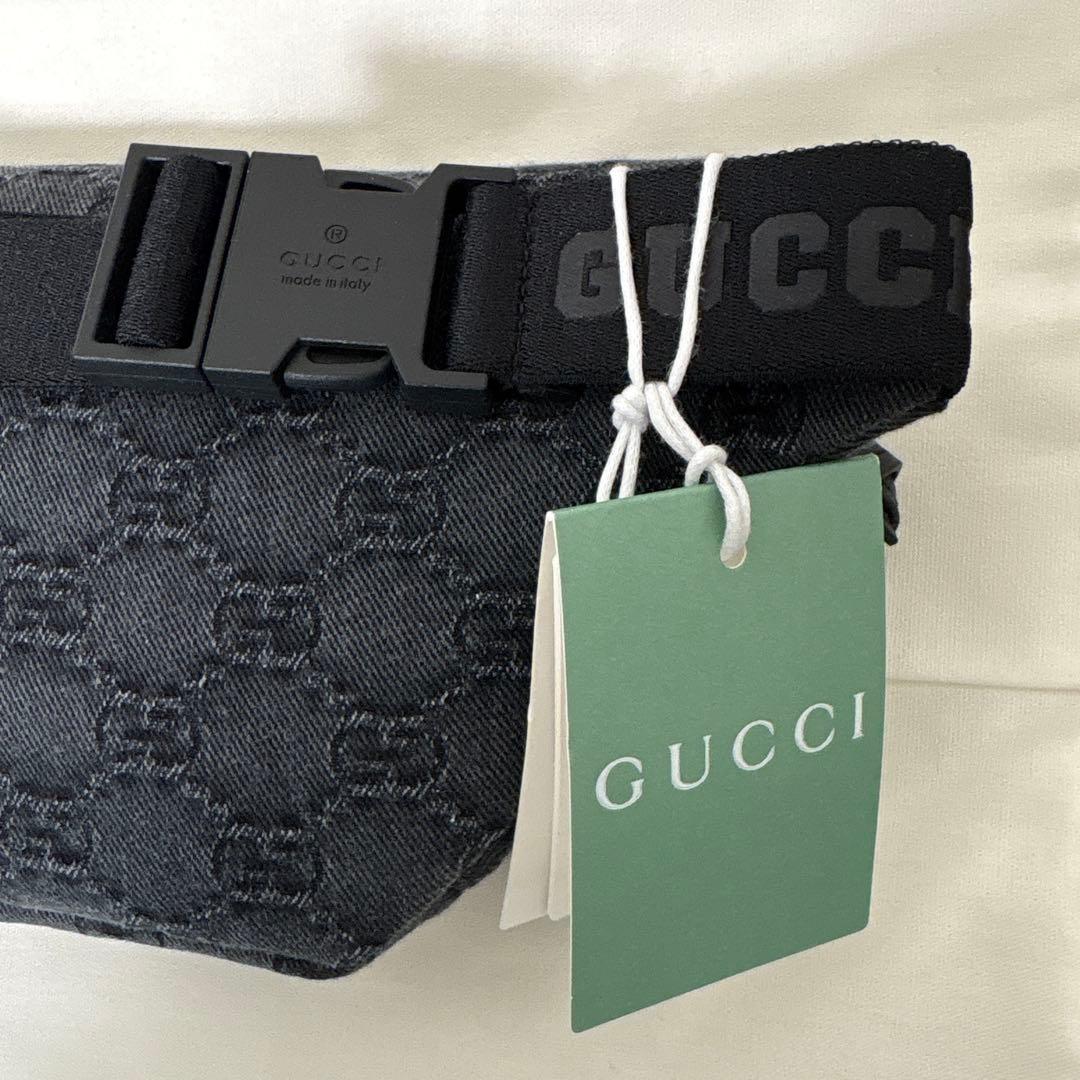 しじみ様♪⚠️《未使用》GUCCI／〔チルドレンズ〕GGデニム ベルトバッグ