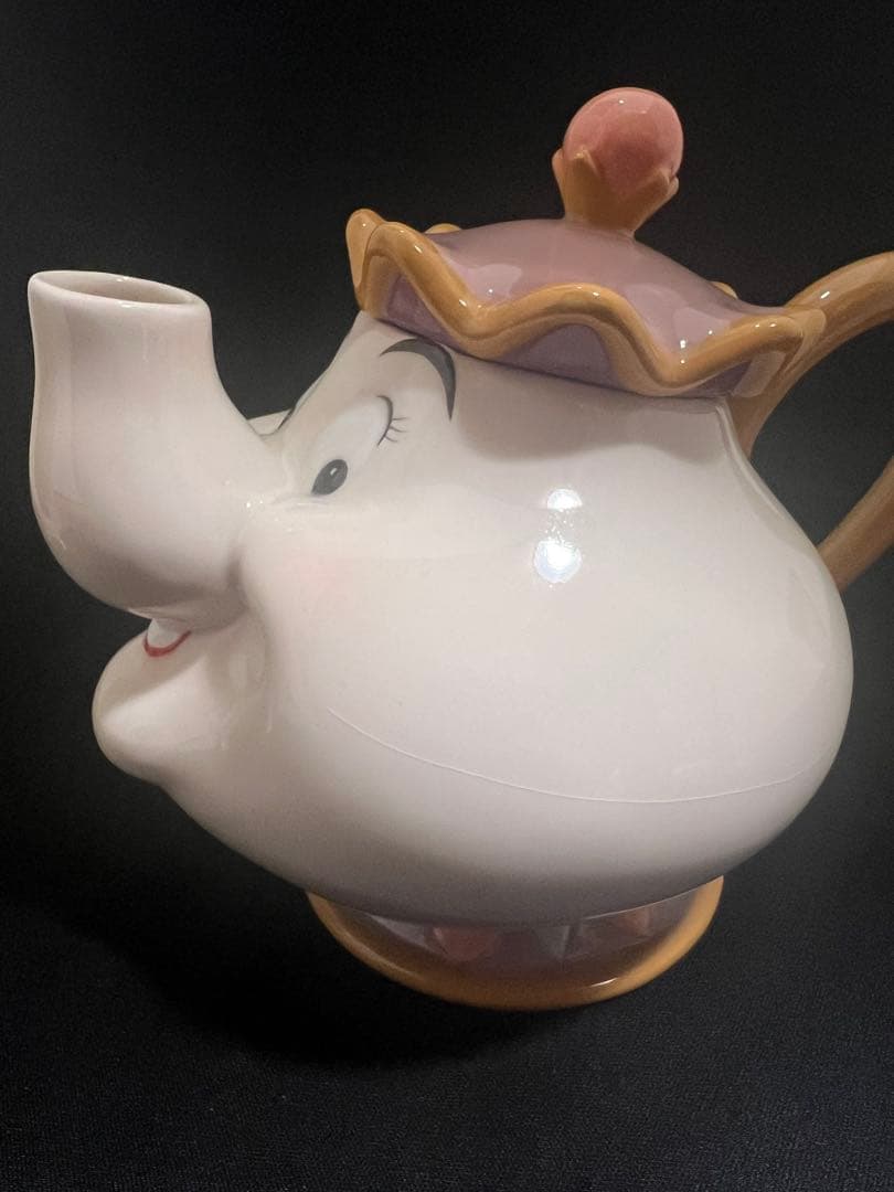 美女と野獣 10周年 ティー5点セット 陶器 フィギュアリン