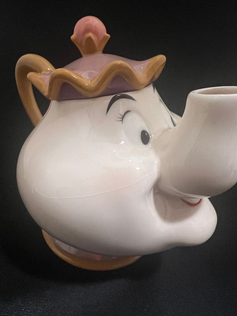 美女と野獣 10周年 ティー5点セット 陶器 フィギュアリン