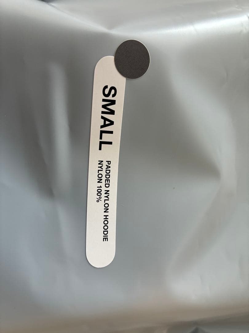 新品 SサイズENNOY PADDED NYLON HOODIE (GRAY)