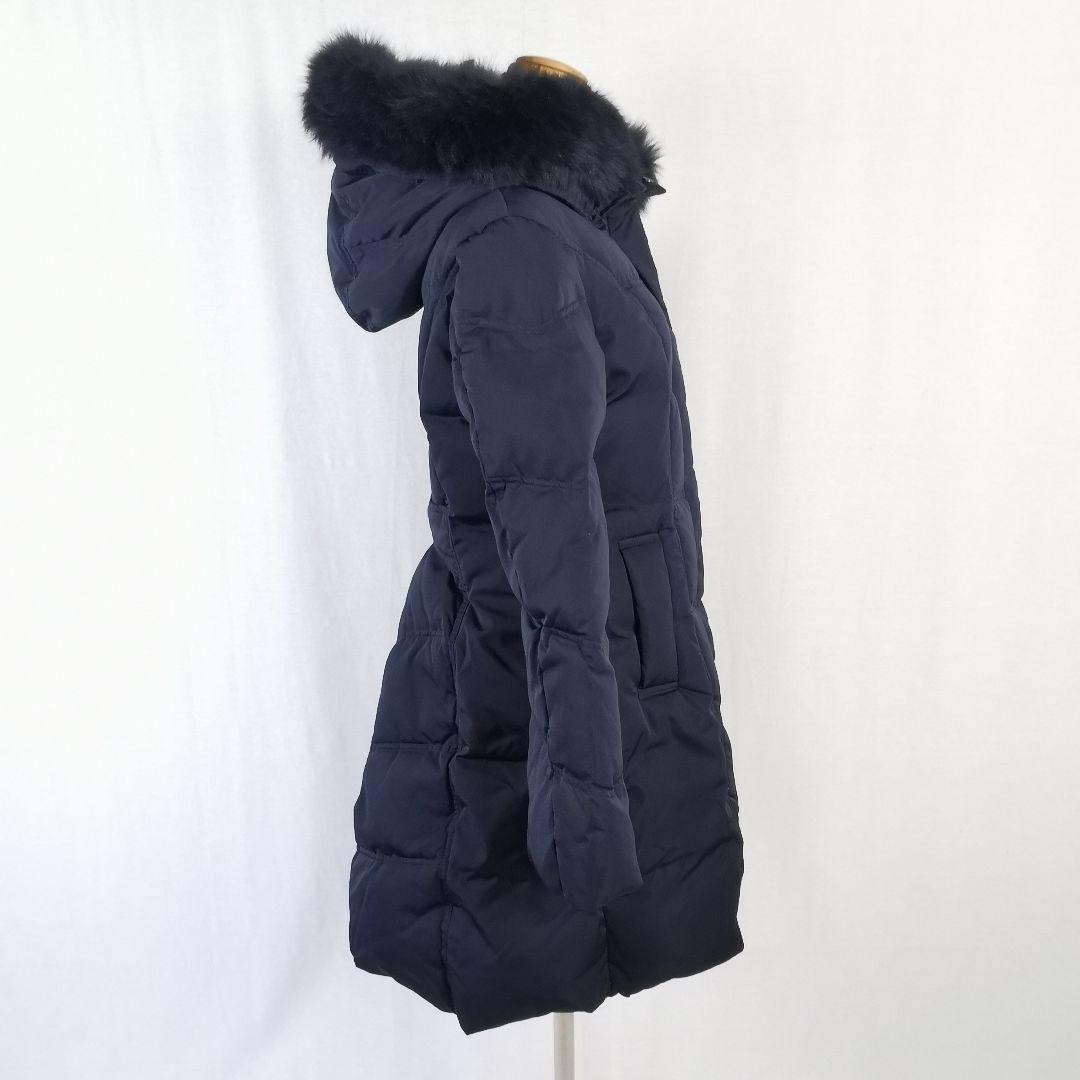 極美品 タグ付き フォックスファーバッスルスタイルダウンコート