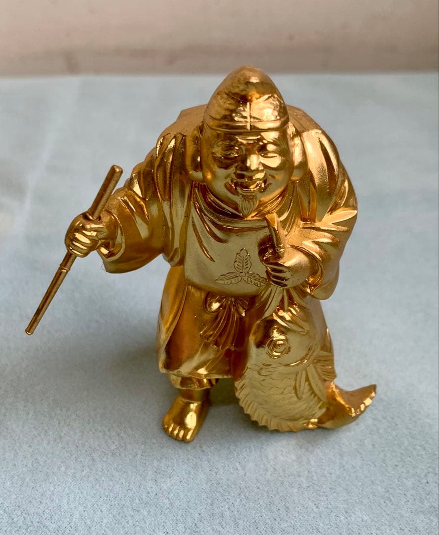 ☆【縁起物】開運 七福神 牧田秀雲原型 24金純金メッキ