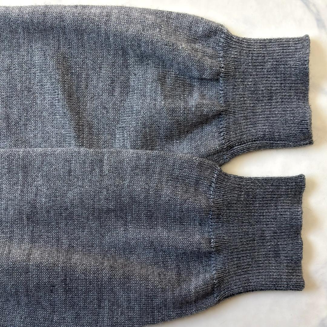 ザノーネ ZANONE タートルネック ハイゲージニット グレー 46 tx2