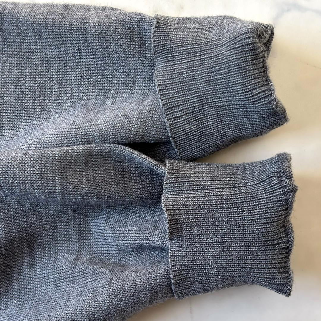 ザノーネ ZANONE タートルネック ハイゲージニット グレー 46 tx2