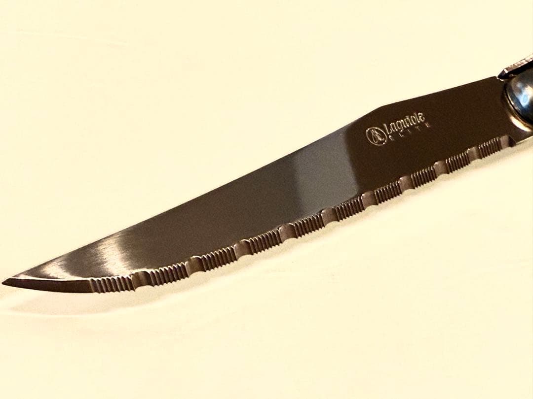 Laguiole elite カトラリーセット 24本入り　シルバー　刻印入り