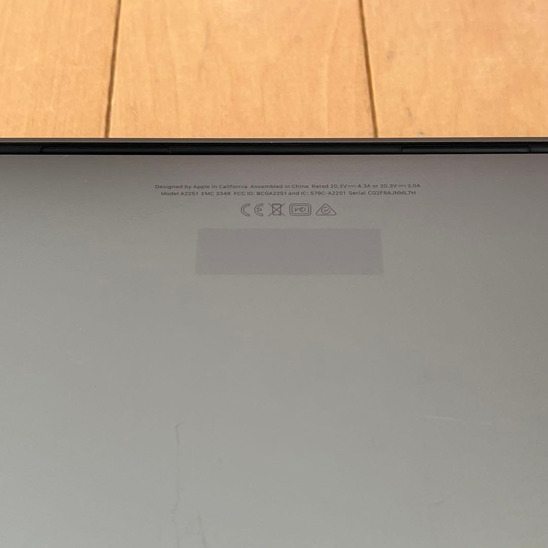 MacBook Pro 13インチ 2020 i5-16GB-512GB(301