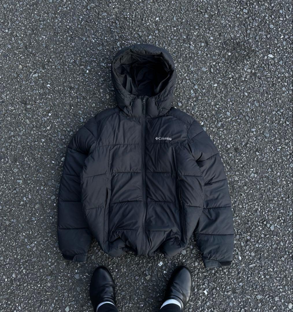 ジャケット・アウター columbia down jacket y2k black archive