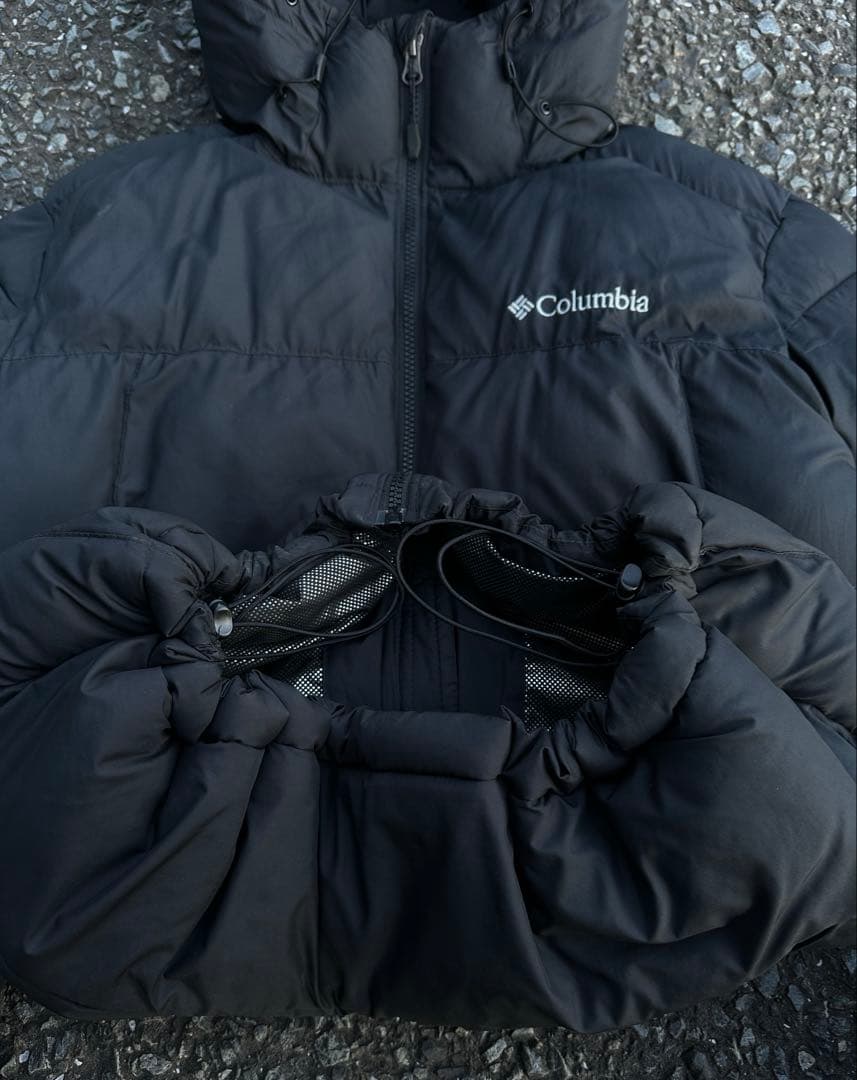 ジャケット・アウター columbia down jacket y2k black archive