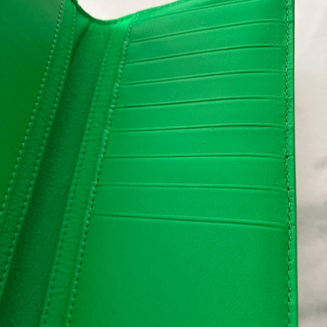 値下げ⭐︎ボッテガべネタ　グリーン長財布　新品未使