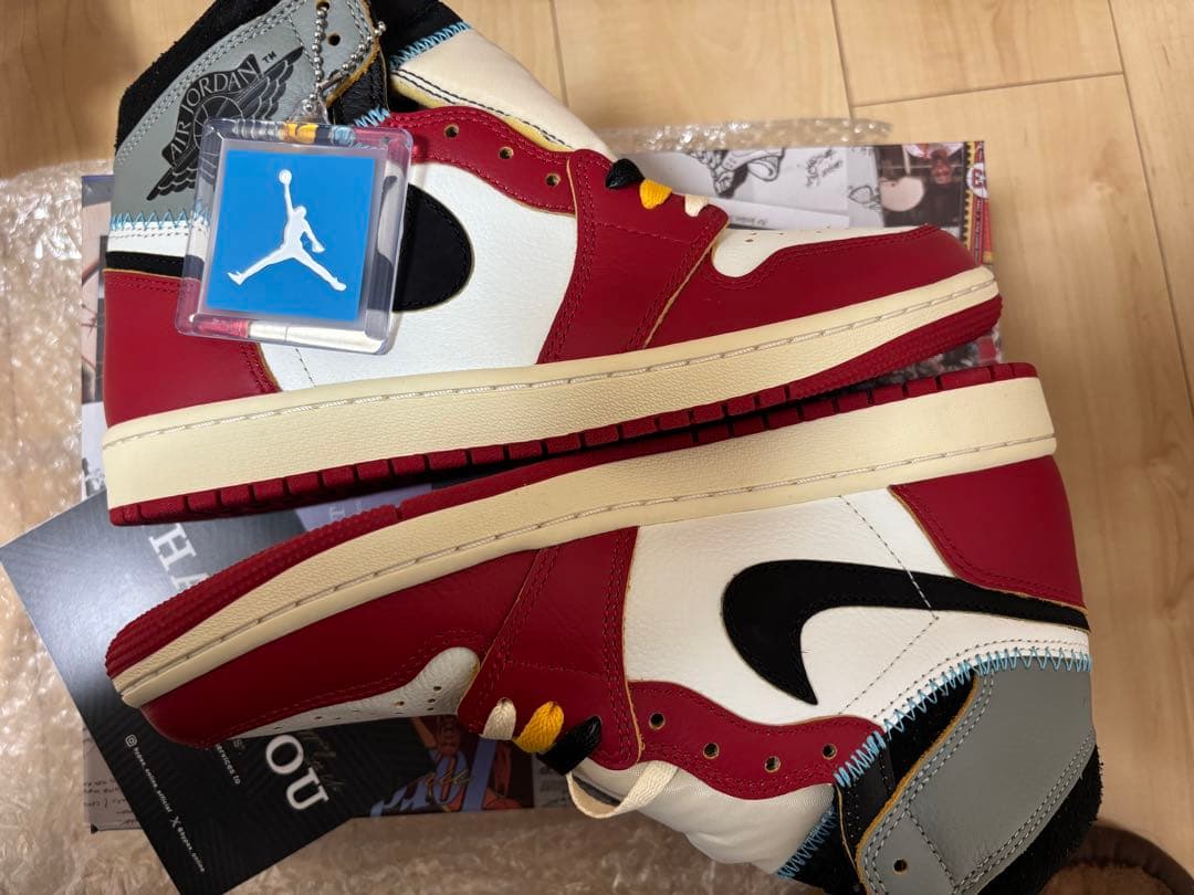 e*3様 ユニオン × ナイキ エアジョーダン1 レトロ ハイ OG \"シカゴ/