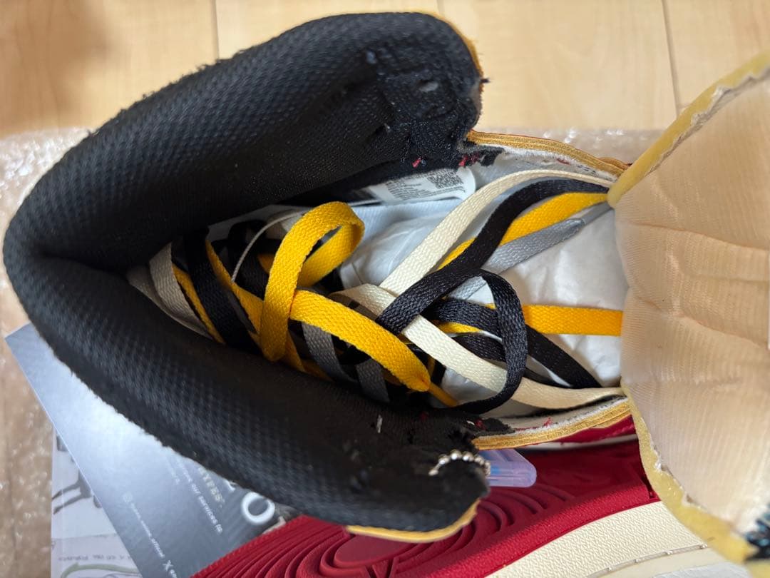 e*3様 ユニオン × ナイキ エアジョーダン1 レトロ ハイ OG \"シカゴ/