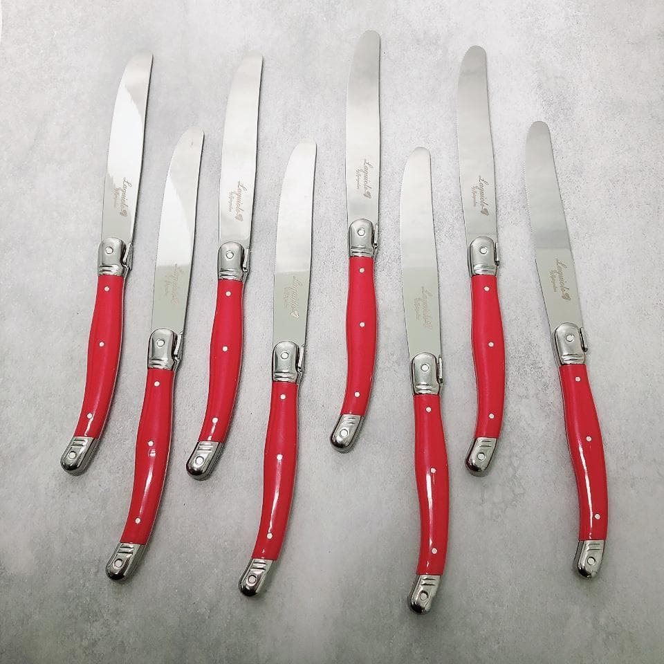 【数量限定】LAGUIOLE ラギオール カトラリー 34本セット レッド 赤