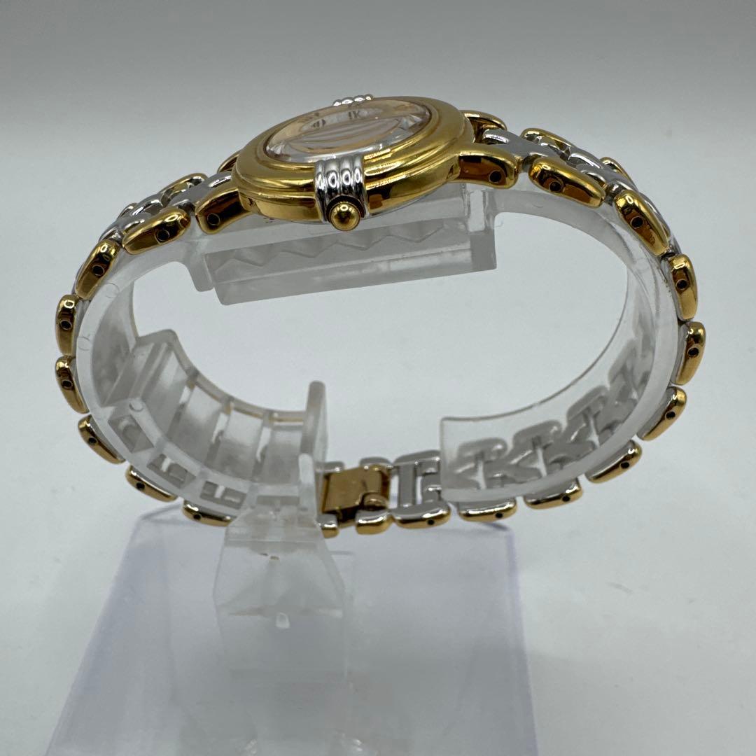 イヴサンローラン YSL コンビ ローマン 腕時計　ゴールド文字盤 予備コマ付