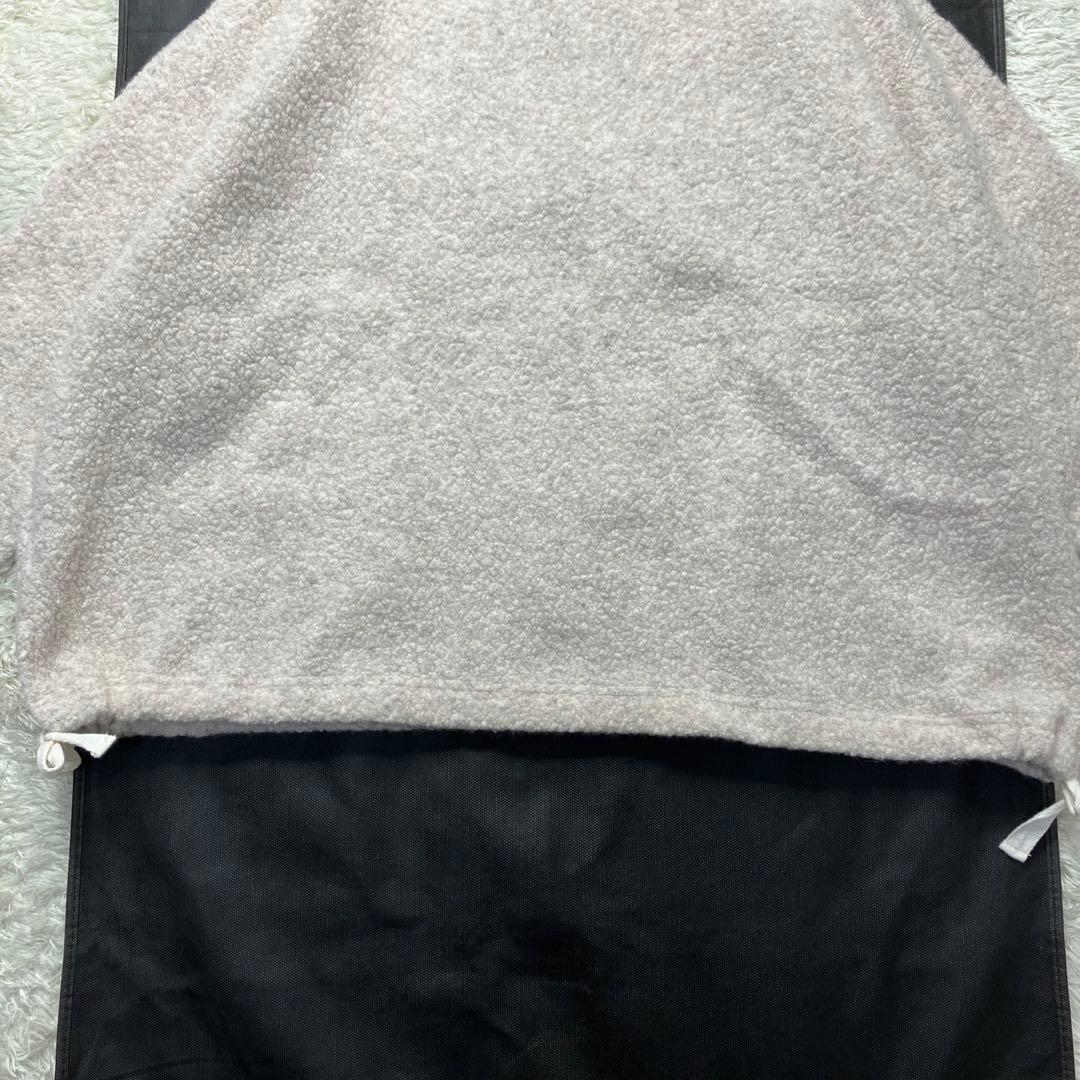 美品✨24AW かぐれ　ボアプルオーバー　ボトルネック　ベージュ　FREE