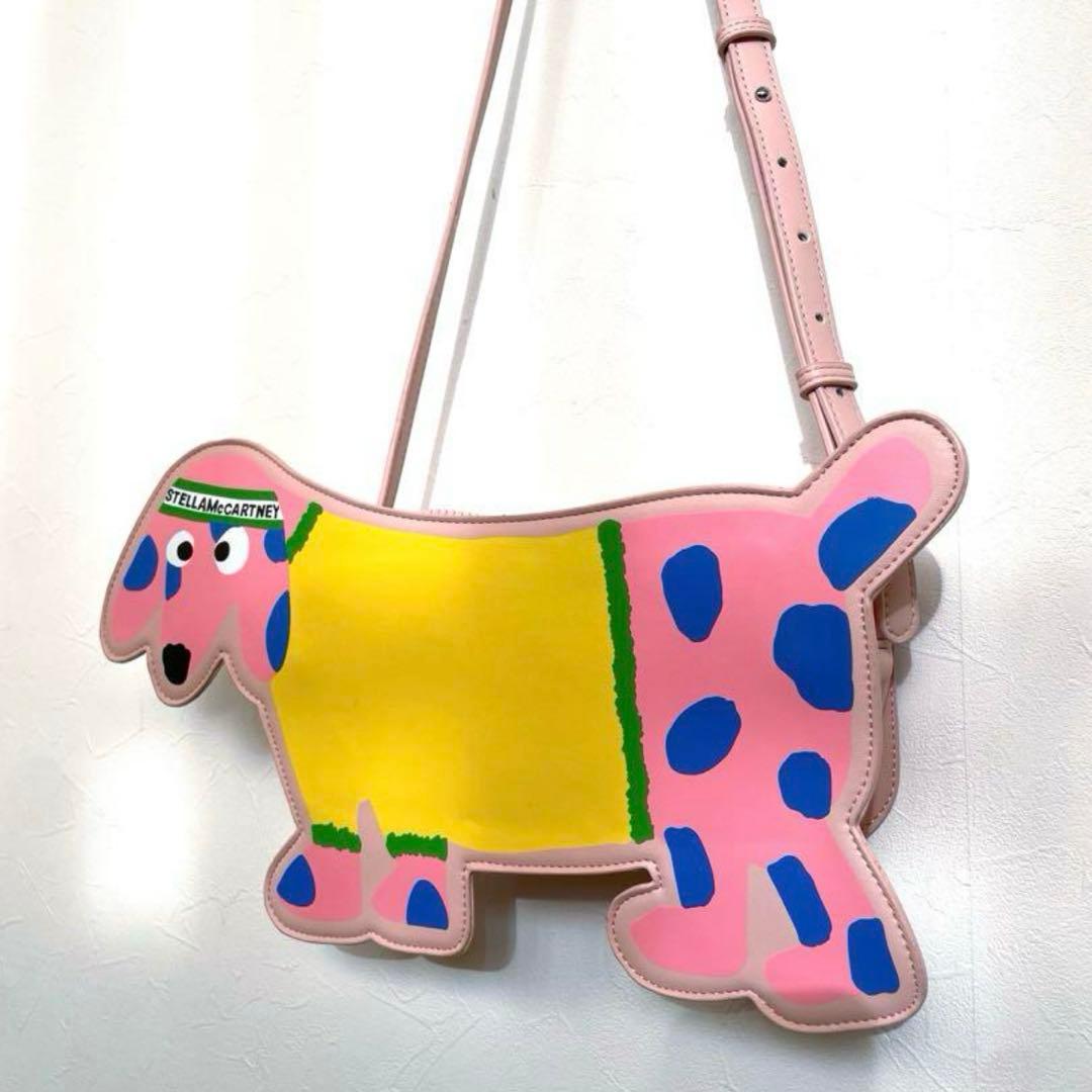 セール⚫︎STELLA McCARTNEY⚫︎ピンクの犬のショルダーバッグ