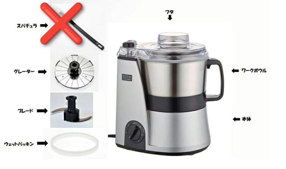 山本電気 マルチフードプロセッサー シルバー MB-MM56SL 道場六三郎監修