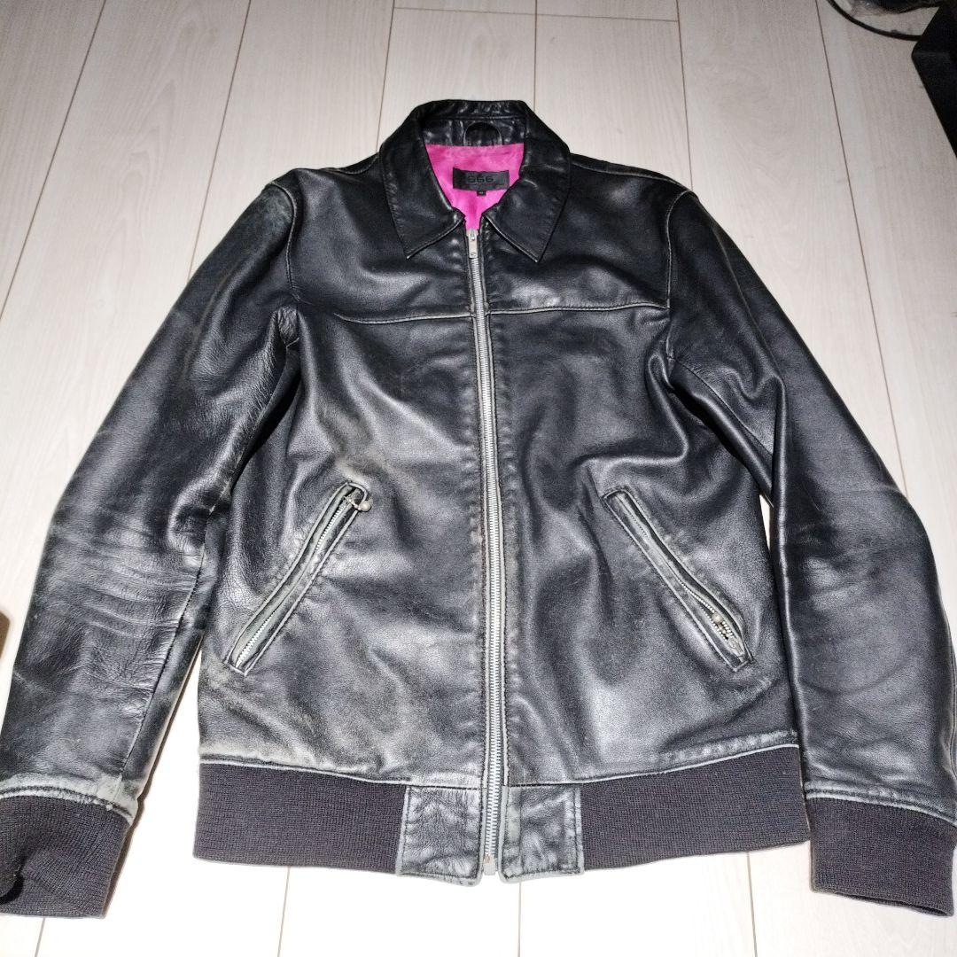 666トリプルシックス　レザージャケット　ライダースシングル