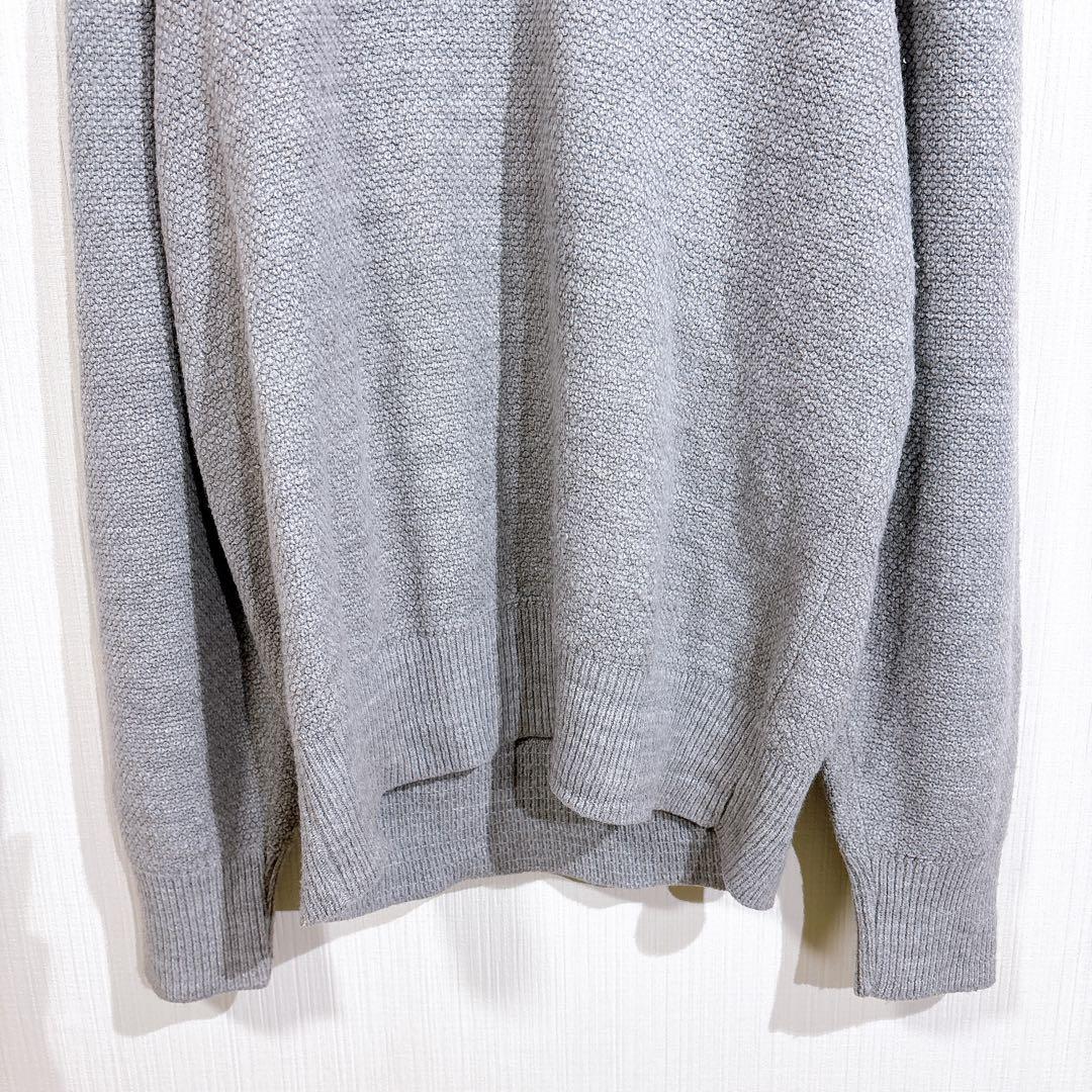 美品◇ディオール　ビンテージ　Ｖネックニット　Diorロゴ刺繍 90s USA製