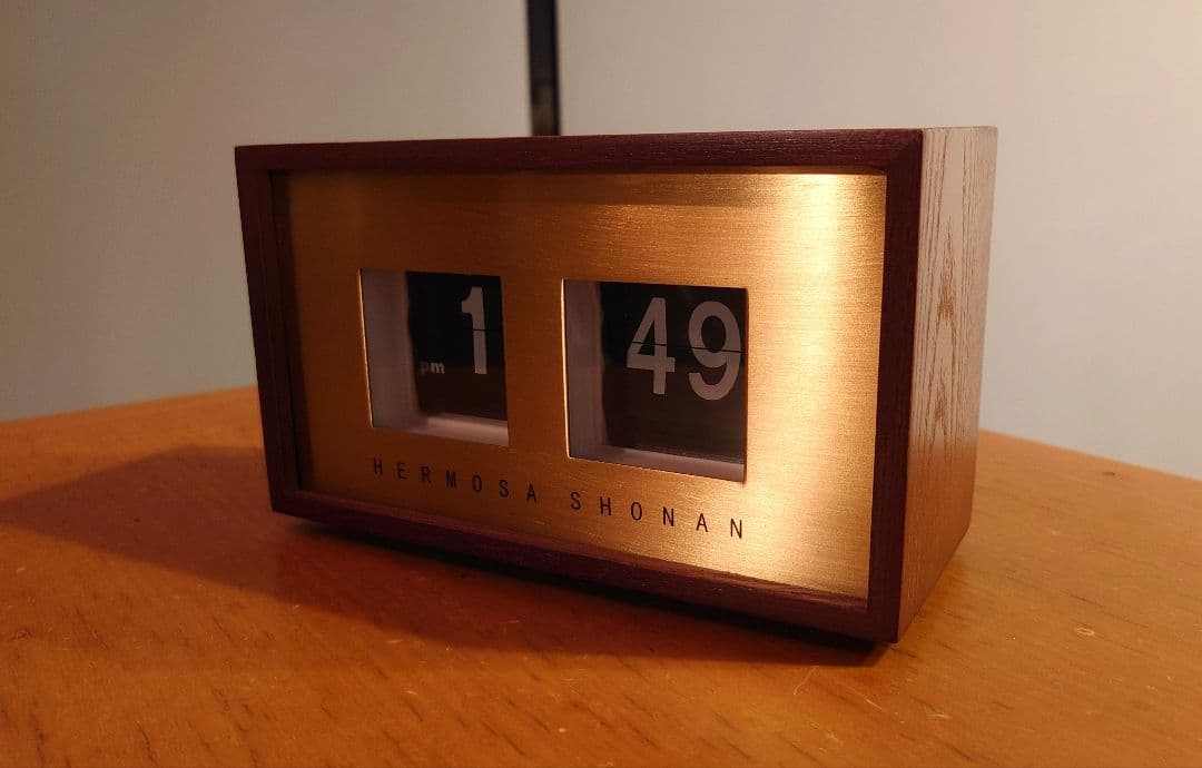 HARMOSA ハモサ ピボットクロック　時計 RP-002 パタパタ時計 美品