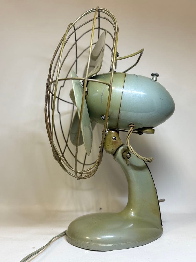 T56 希少Mitsubishi 三菱扇風機 3枚羽根 アンティーク 可動品