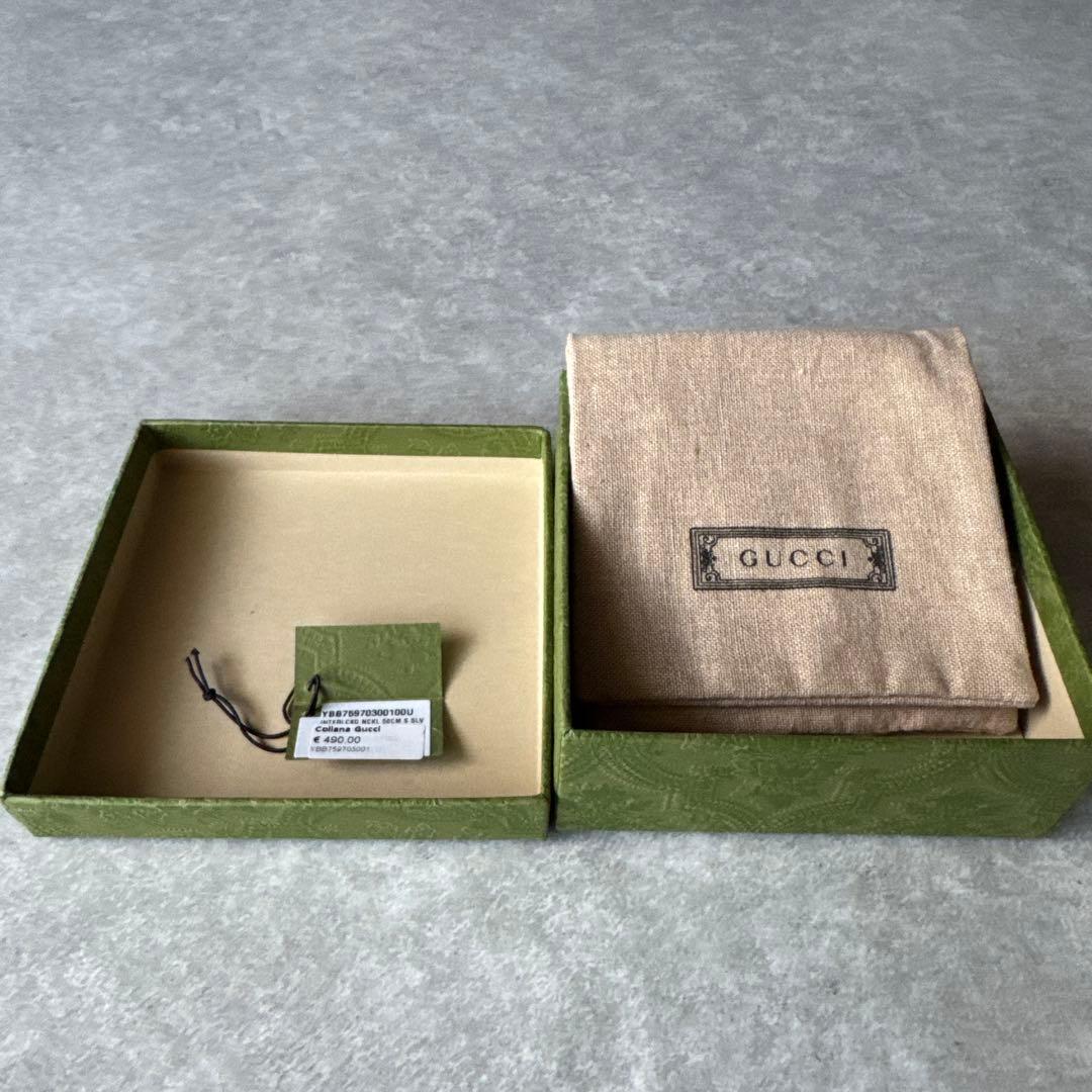GUCCI インターロッキング　ネックレス