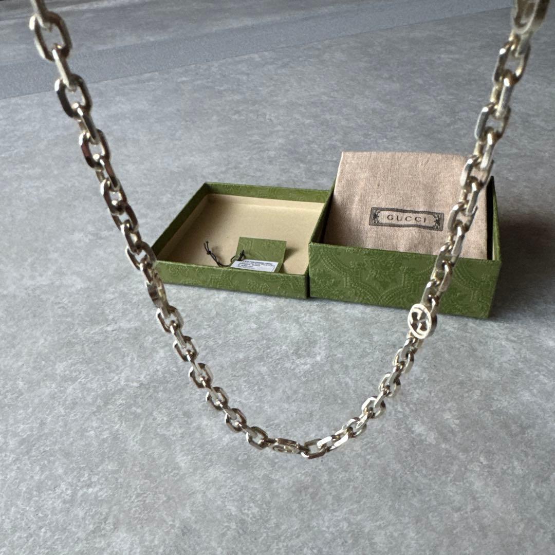 GUCCI インターロッキング　ネックレス