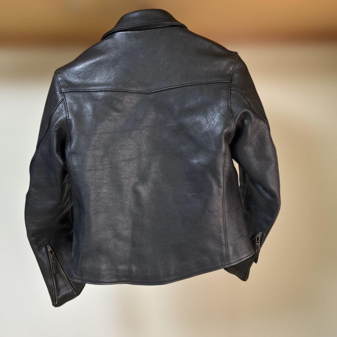 よ*し様 TENWIN WORKS JS01BK 36 レザージャケット　天神ワ