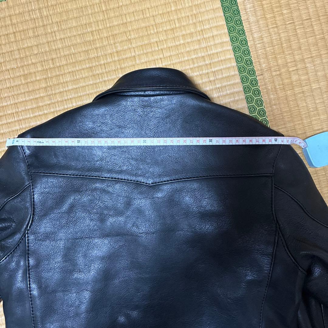 よ*し様 TENWIN WORKS JS01BK 36 レザージャケット　天神ワ