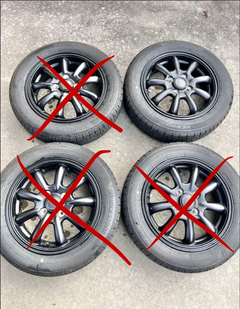 ②ZACK JP-209 【NEWNO 2025年製】155/65R14