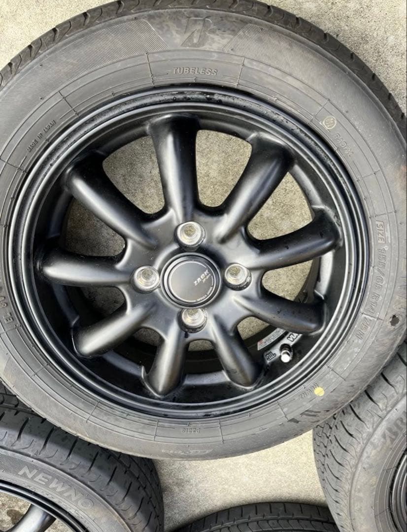 ②ZACK JP-209 【NEWNO 2025年製】155/65R14