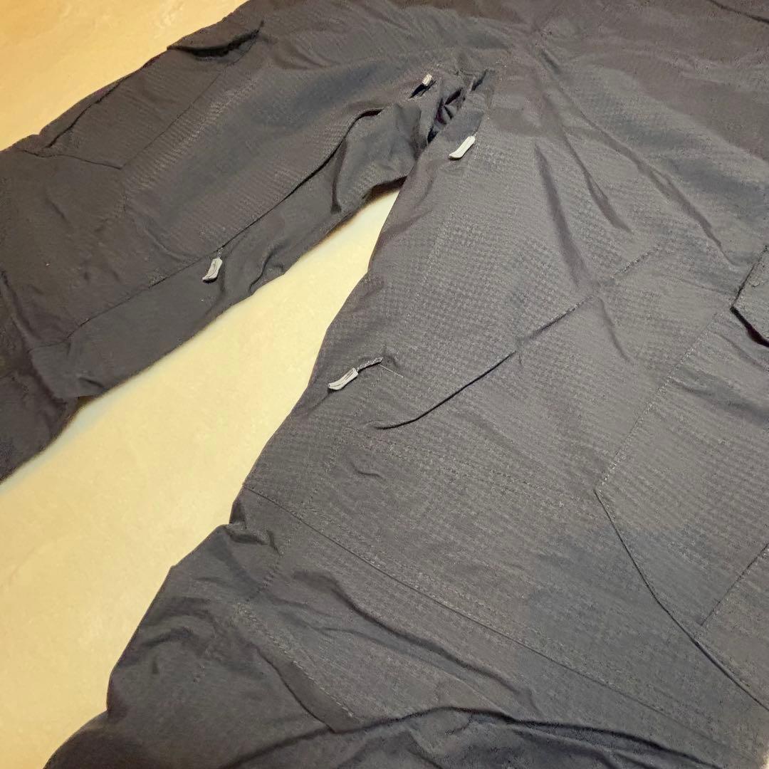 【美品】コロンビア　スノボーウェア　黄土色×ブルー　L