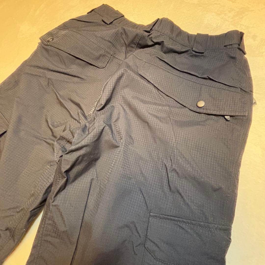 【美品】コロンビア　スノボーウェア　黄土色×ブルー　L