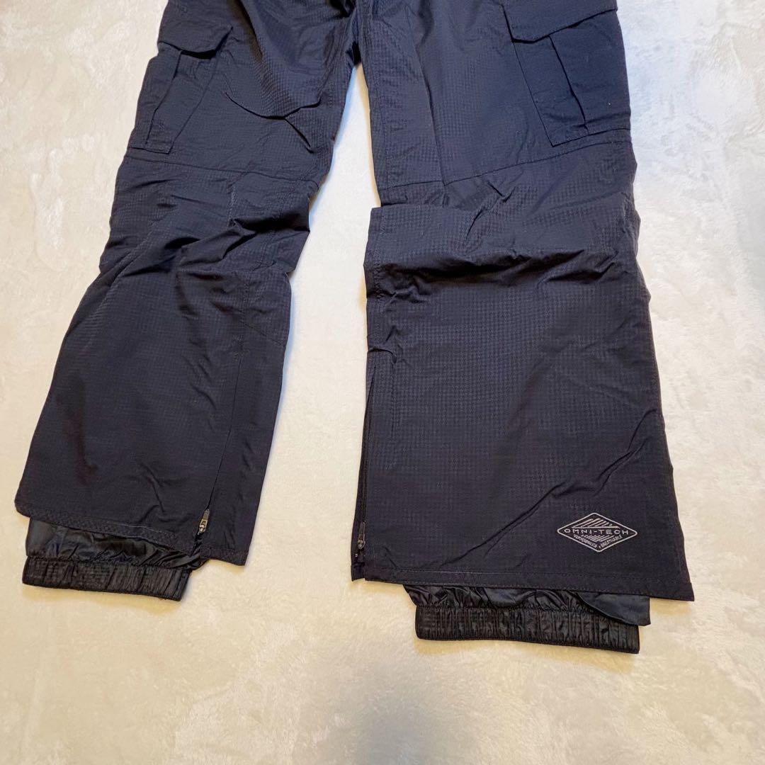 【美品】コロンビア　スノボーウェア　黄土色×ブルー　L