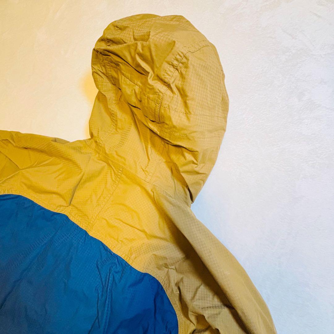 【美品】コロンビア　スノボーウェア　黄土色×ブルー　L
