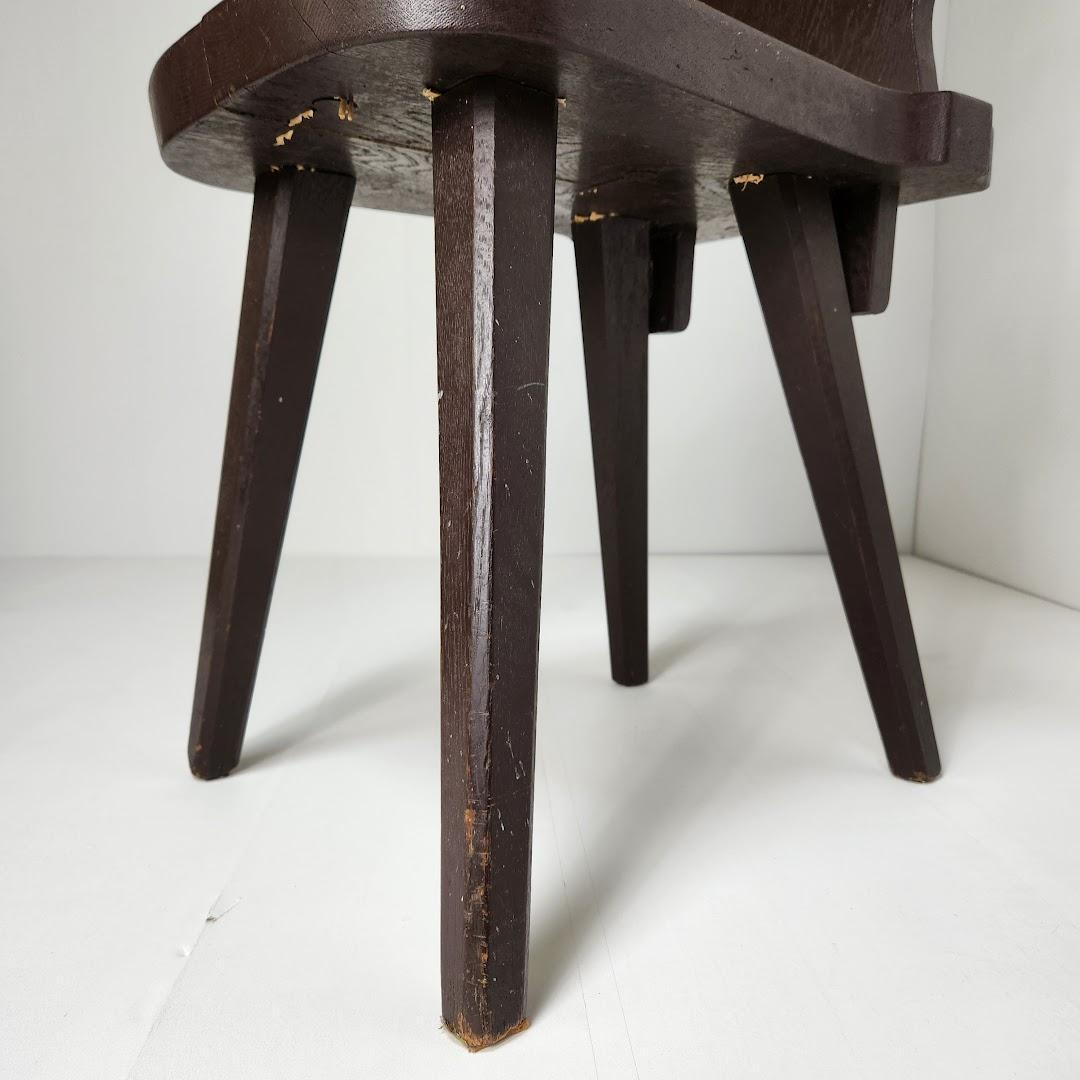 アンティーク 北欧レトロ 装飾 木製椅子 チャーチチェア ダイニングチェア