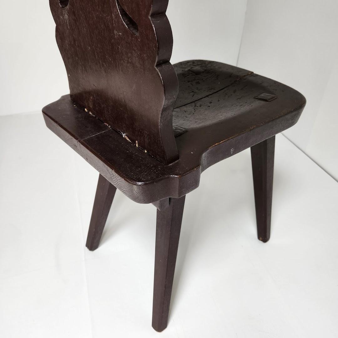 アンティーク 北欧レトロ 装飾 木製椅子 チャーチチェア ダイニングチェア