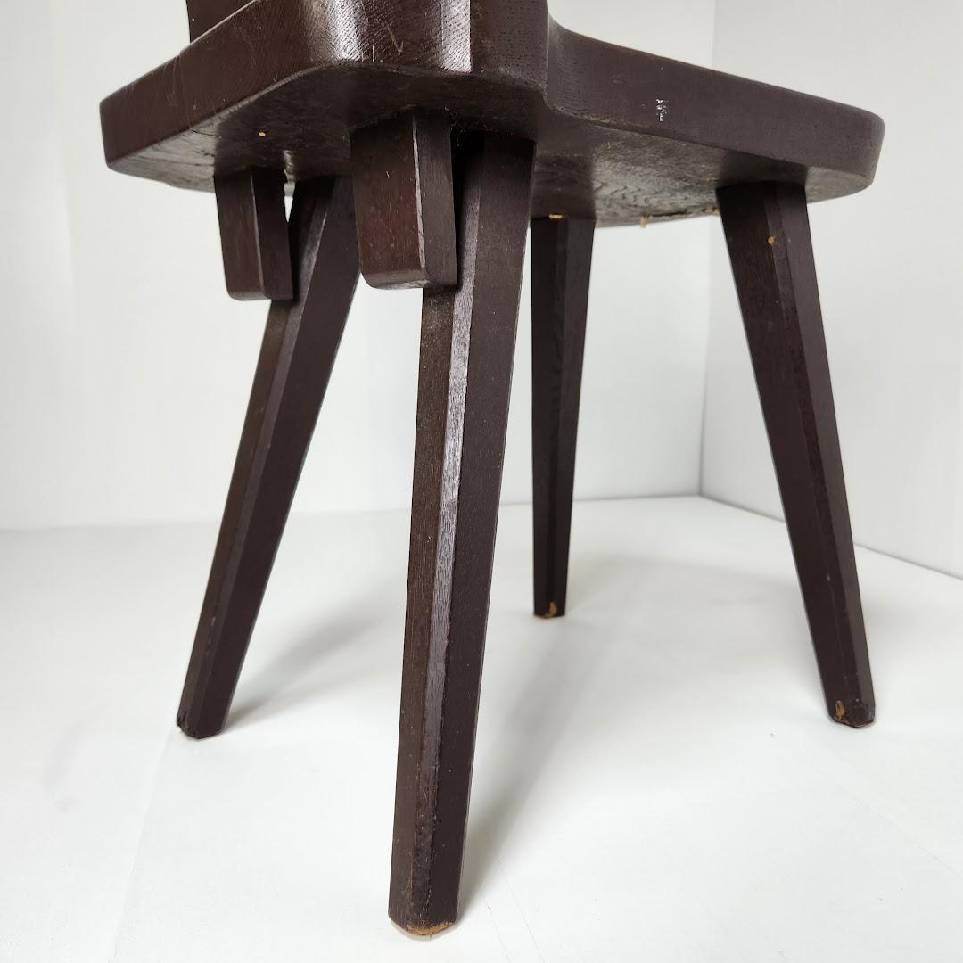 アンティーク 北欧レトロ 装飾 木製椅子 チャーチチェア ダイニングチェア