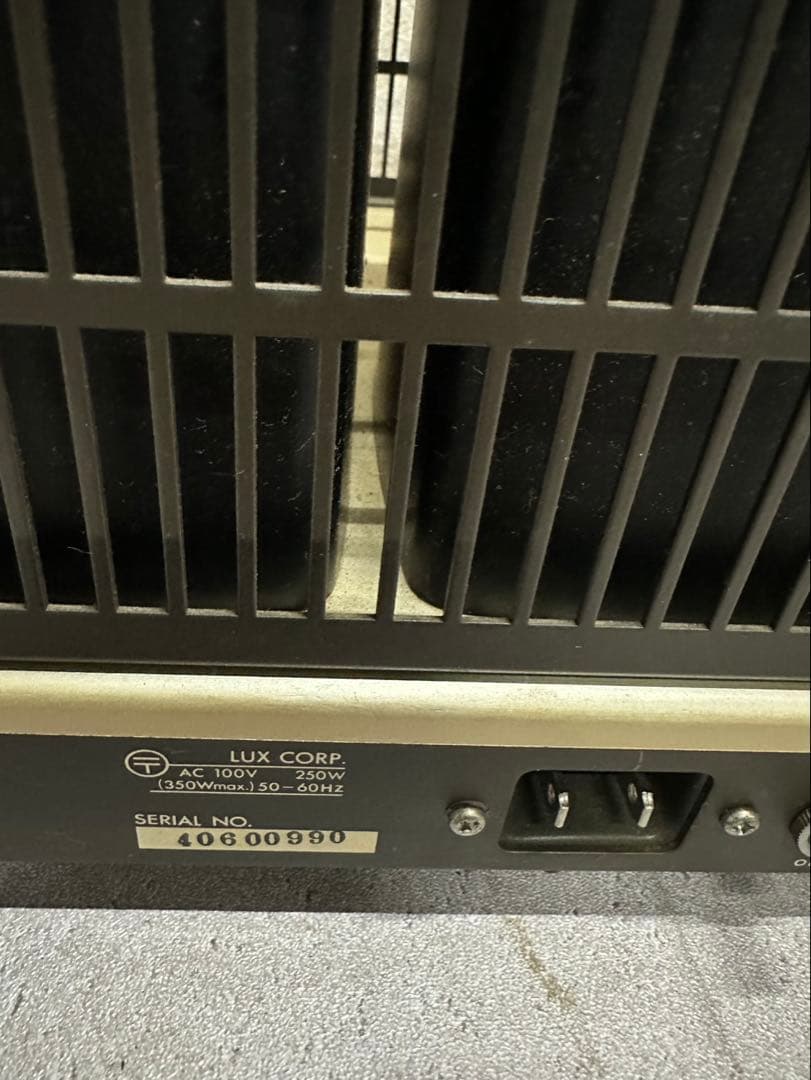 LUXMAN ラックスマンMQ80 真空管 パワーアンプ 40W×2 6336A