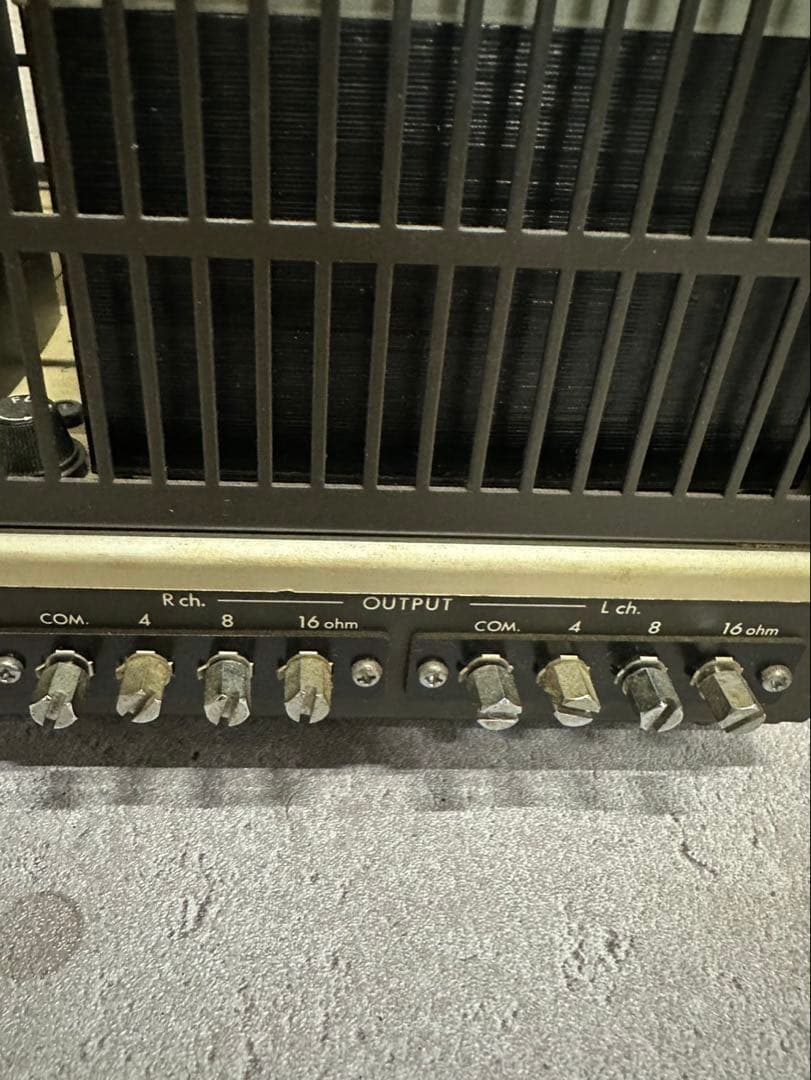 LUXMAN ラックスマンMQ80 真空管 パワーアンプ 40W×2 6336A