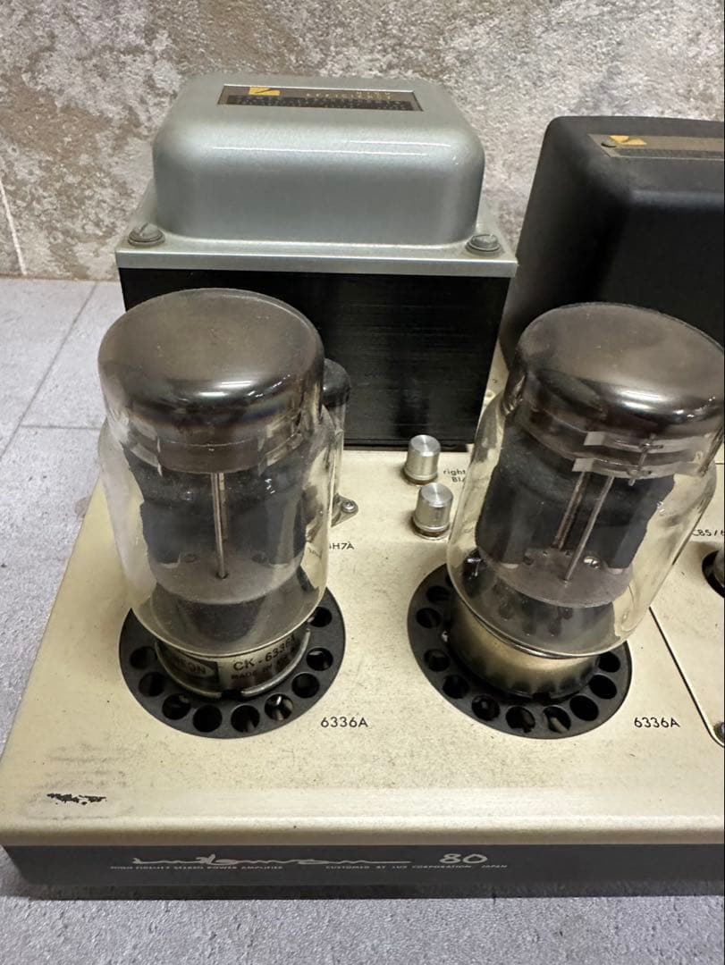 LUXMAN ラックスマンMQ80 真空管 パワーアンプ 40W×2 6336A