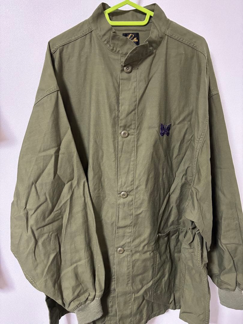 トップス Needles ARMY SHIRT-BACK SATEEN XL