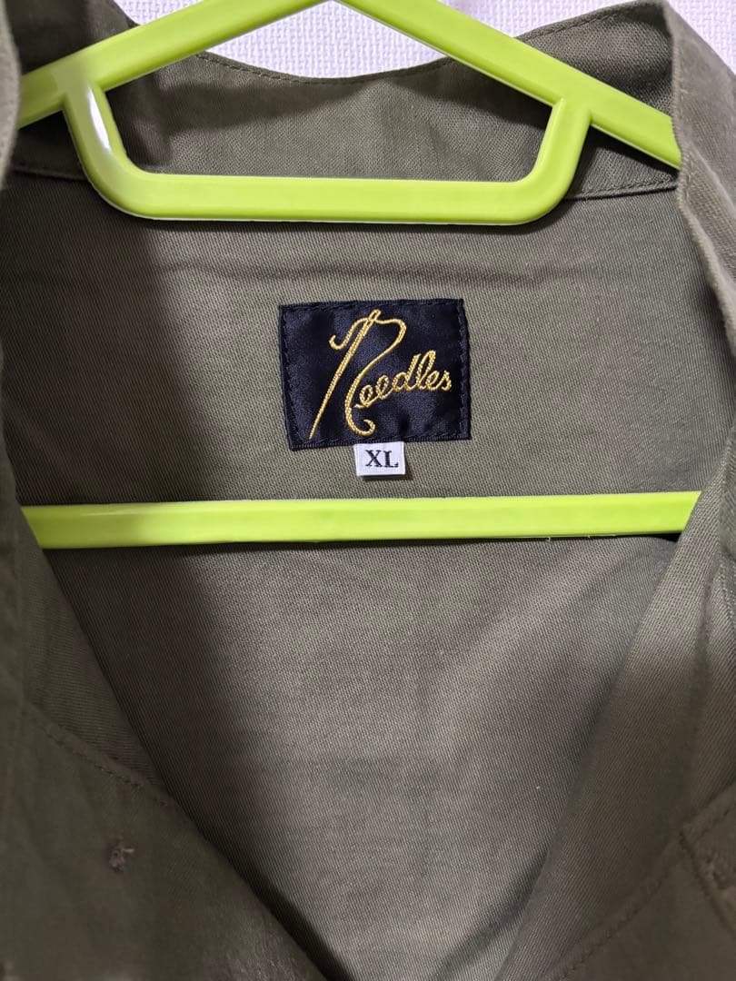 トップス Needles ARMY SHIRT-BACK SATEEN XL