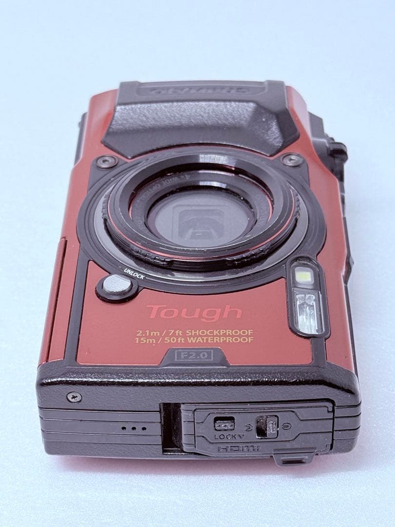 OLYMPUS TG-6 レッド 動作確認済 防水 防塵 耐衝撃 4K コンデジ