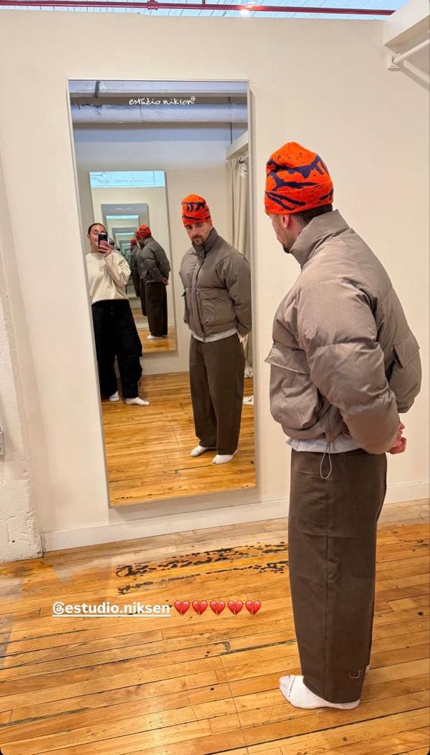 Estudio Niksen Raglan Puffer Jacket タグ付き