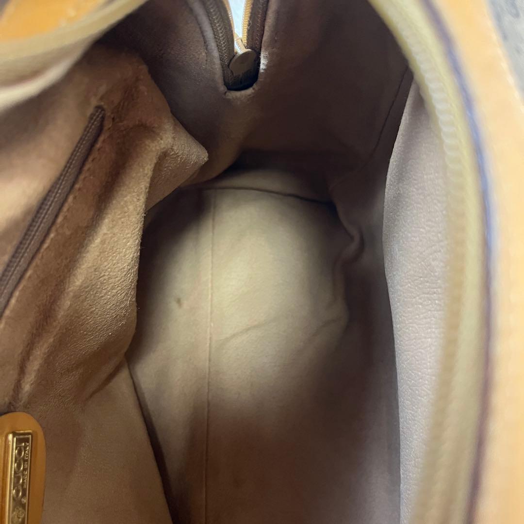 GUCCI グッチ　ミニボストンバッグ　ハンド　GG　金具　レザー　希少