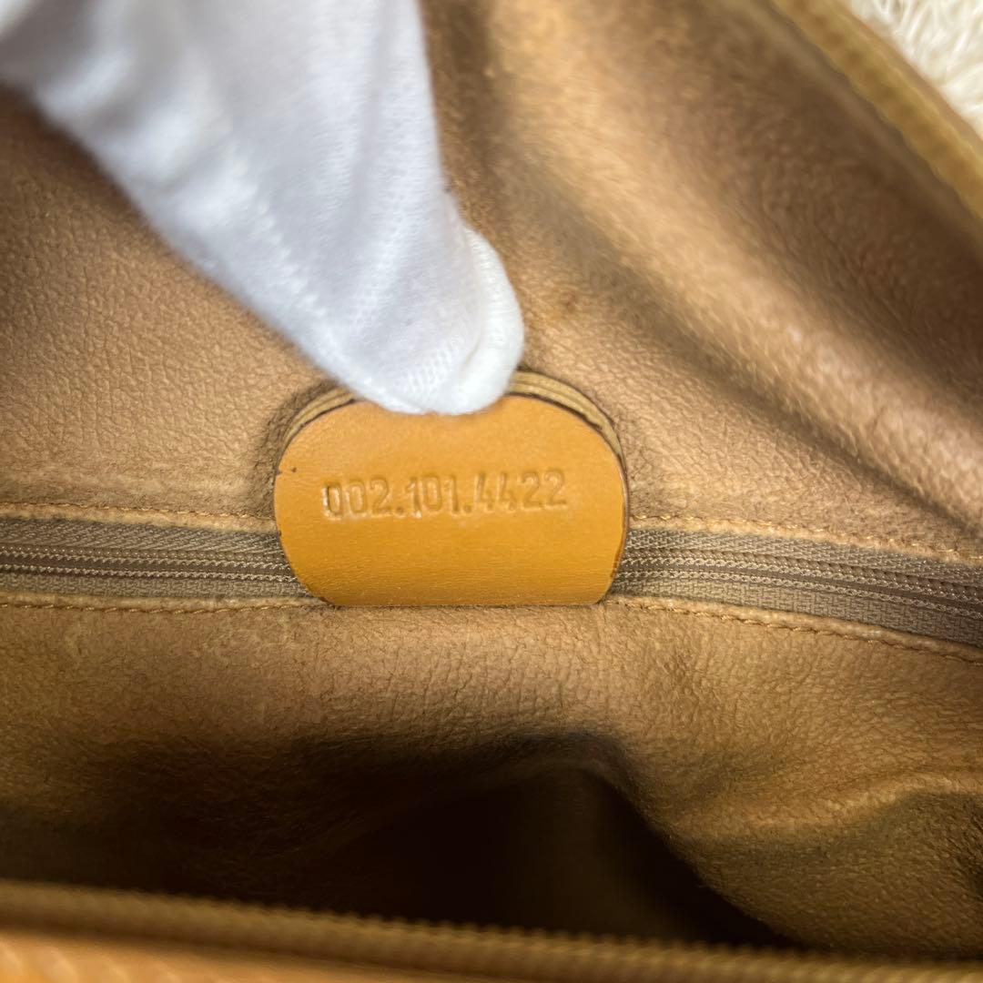 GUCCI グッチ　ミニボストンバッグ　ハンド　GG　金具　レザー　希少