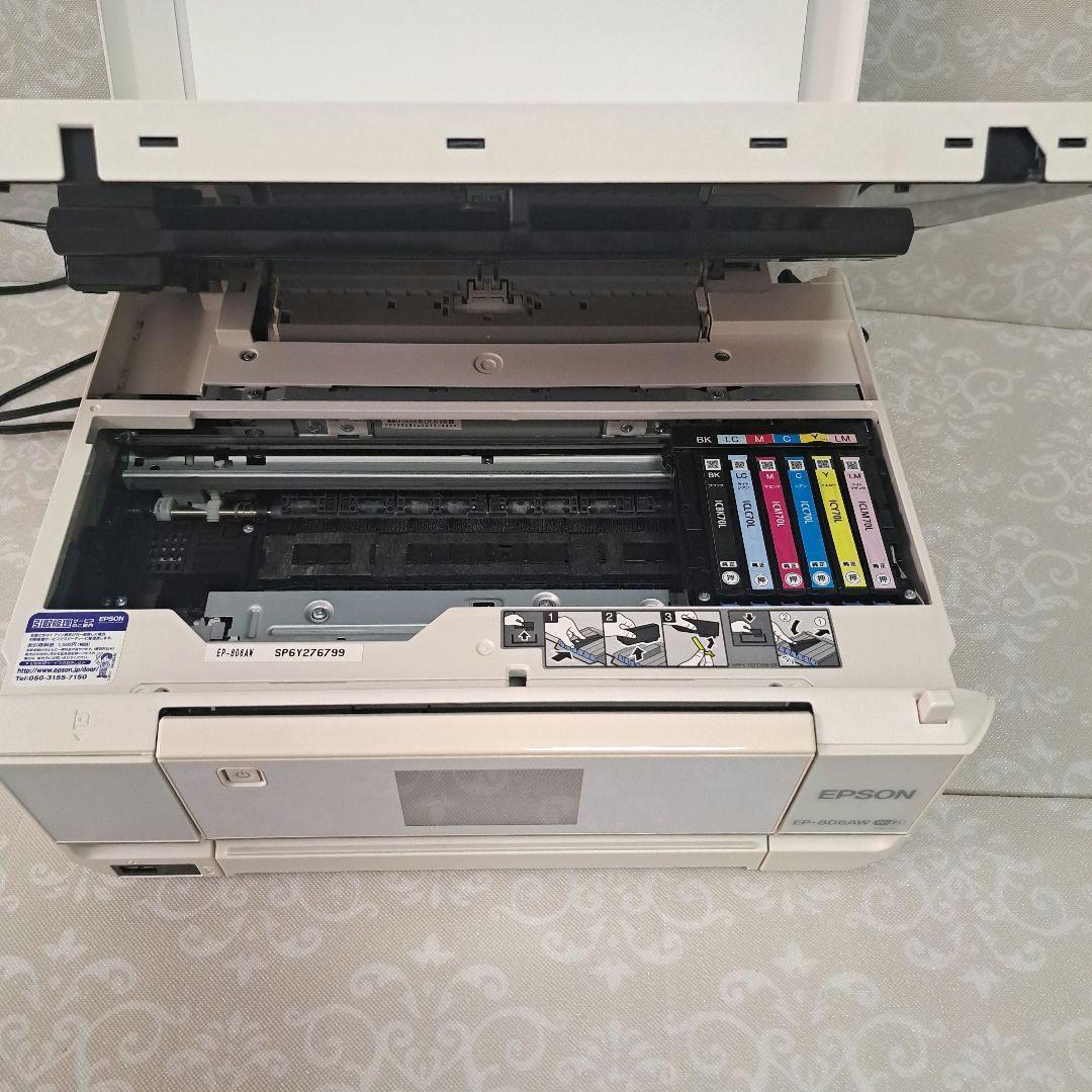 【ジャンク】EPSON EP-806AW プリンター　インク&付属品付き