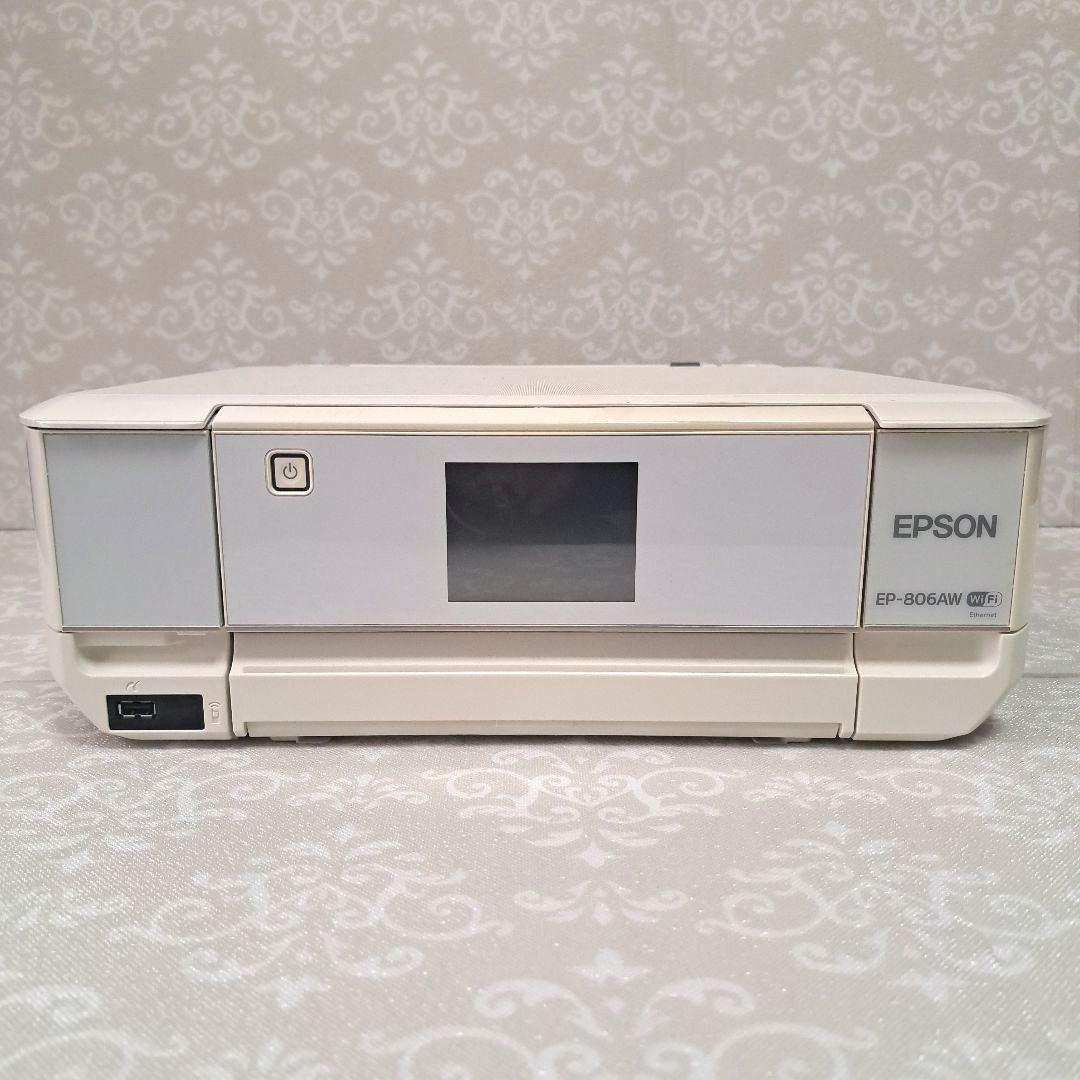 【ジャンク】EPSON EP-806AW プリンター　インク&付属品付き