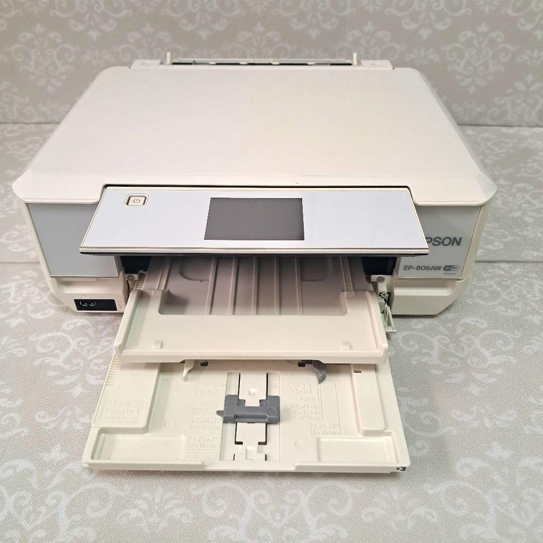 【ジャンク】EPSON EP-806AW プリンター　インク&付属品付き