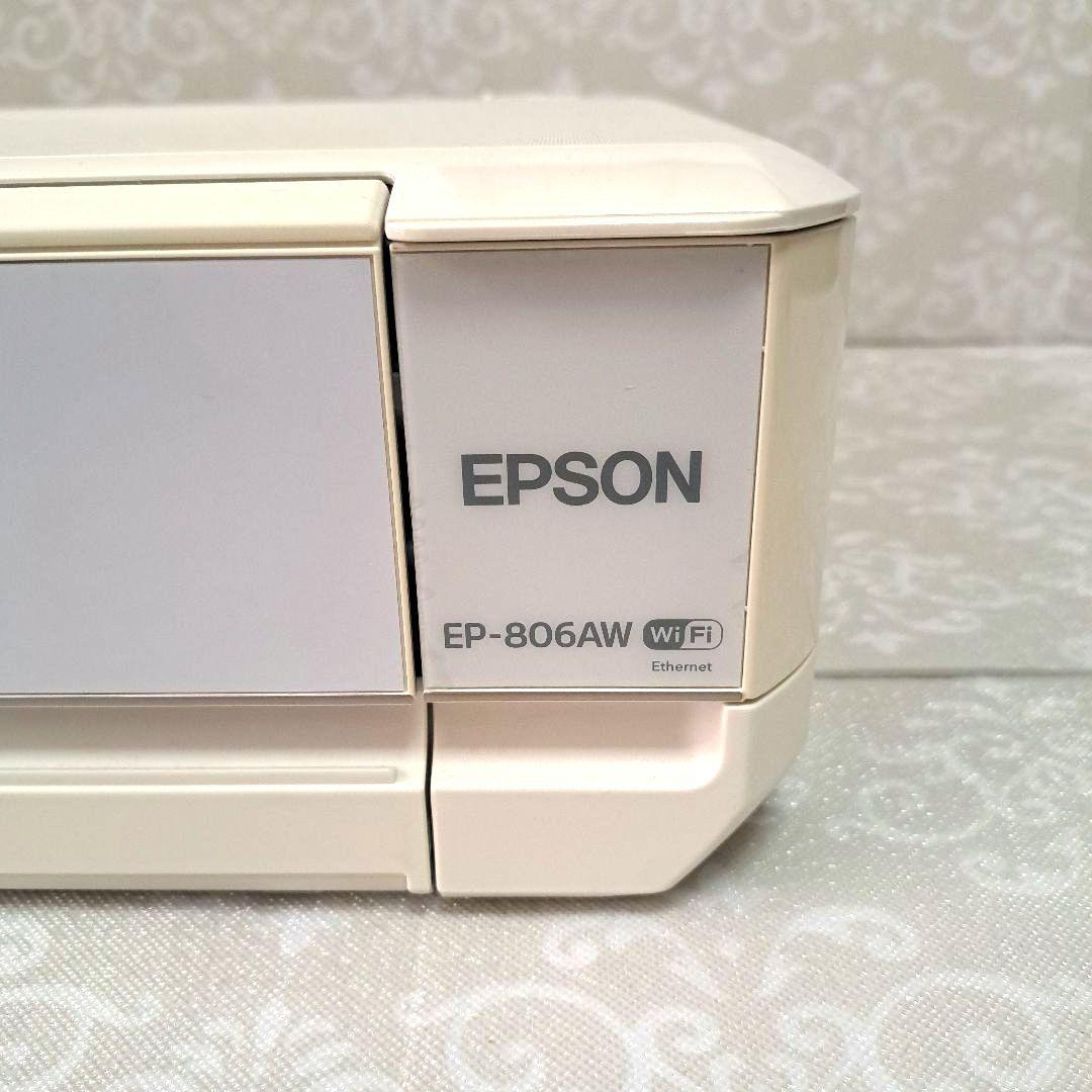 【ジャンク】EPSON EP-806AW プリンター　インク&付属品付き